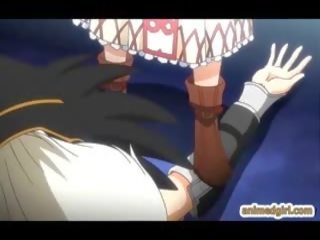 Princess Anime Shemale Poked From Behind In The Bed