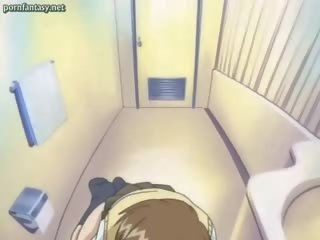Anime blondy gets amjagaz dildoed and fucked