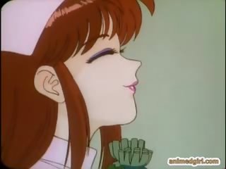 Shemale hentai bigcock geneukt een rondborstig anime met didoed in een