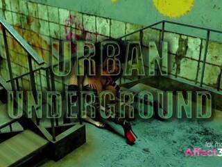 Urbano underground 3d futanari animação por jt2xtreme