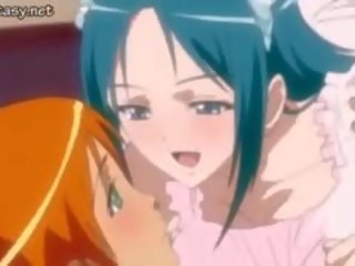 Hot Anime Maid Freting johnson And Gets Slammed