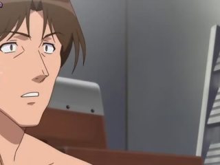 Big breasted anime gets hammerd