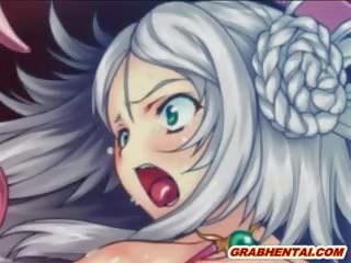Coqueta 3d hentai princesa pillada y brutalmente follada por