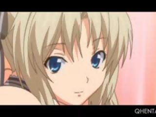 Blonde excellent Hentai Teen Tit Fucking Large sexually aroused phallus
