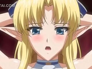 Swell blond anime fairy vitt põrutasin hardcore