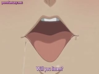 Three concupiscent Anime Babes Licking