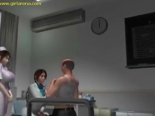 3d hentai y tá với to ngực quái