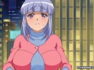 Με πλούσιο στήθος hentai φιλενάδα συγκρούστηκε μέσα ένα elevator