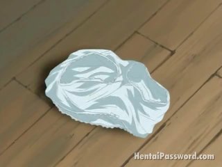 Szczupłe brunetka anime hotty odpędzanie majteczki i masturbacja mokre cipka na the podłoga
