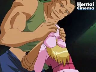 Drobne anime playgirl dostaje jej cycki pieprzony przez to duży muskularny ogier