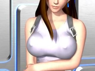 Incredible animated with round tits