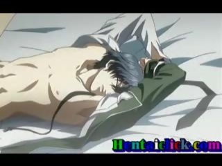 Lubieżny hentai gej hardcore brudne klips i miłość w łóżko