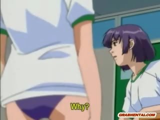 Pretty Anime Coed Gets Fingering Pussy