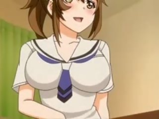 Desiring Romance Anime vid With Uncensored Big Tits, Group
