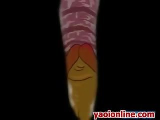 Homosexual dibujos animados teniendo anal joder
