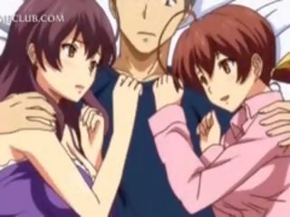 Teismelise 3d anime tüdruksõber võitlemine üle a suur võll