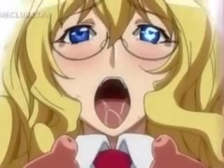 Rinnakas anime blond võtmine paks putz sisse tihke perse auk