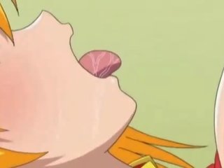 Besar meloned anime si rambut perang seks / persetubuhan