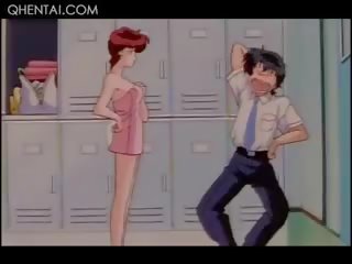 Hentai School girl Flashing fantastic Boobs To Her sexually aroused Coed