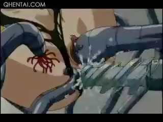 Animasi pornografi buah dada besar x rated klip vid tawanan dibungkus dan kacau oleh besar tentakel