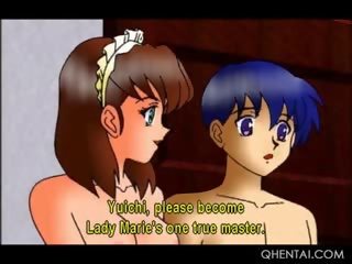 Hentai erotic Mama Fucks Her Son And Maid In Bondage 3some
