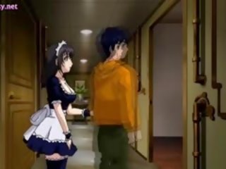 Anime Maid Seducing Her Boss