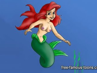 Mermaid 阿里尔 性交 狂欢