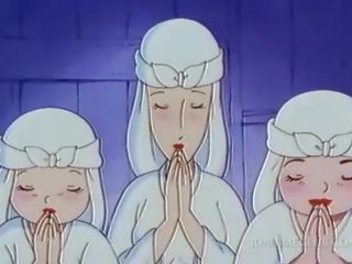 Alasti hentai nunn võttes räpane film jaoks a esimene aeg